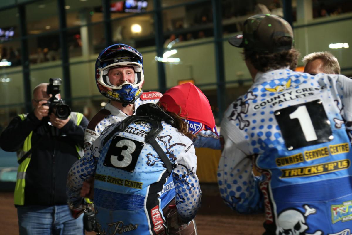 All the pictures from Poole Pirates v Belle Vue at Wimborne Road in the Elite League Final on Wednesday, September 30, 2015 by Sam Sheldon