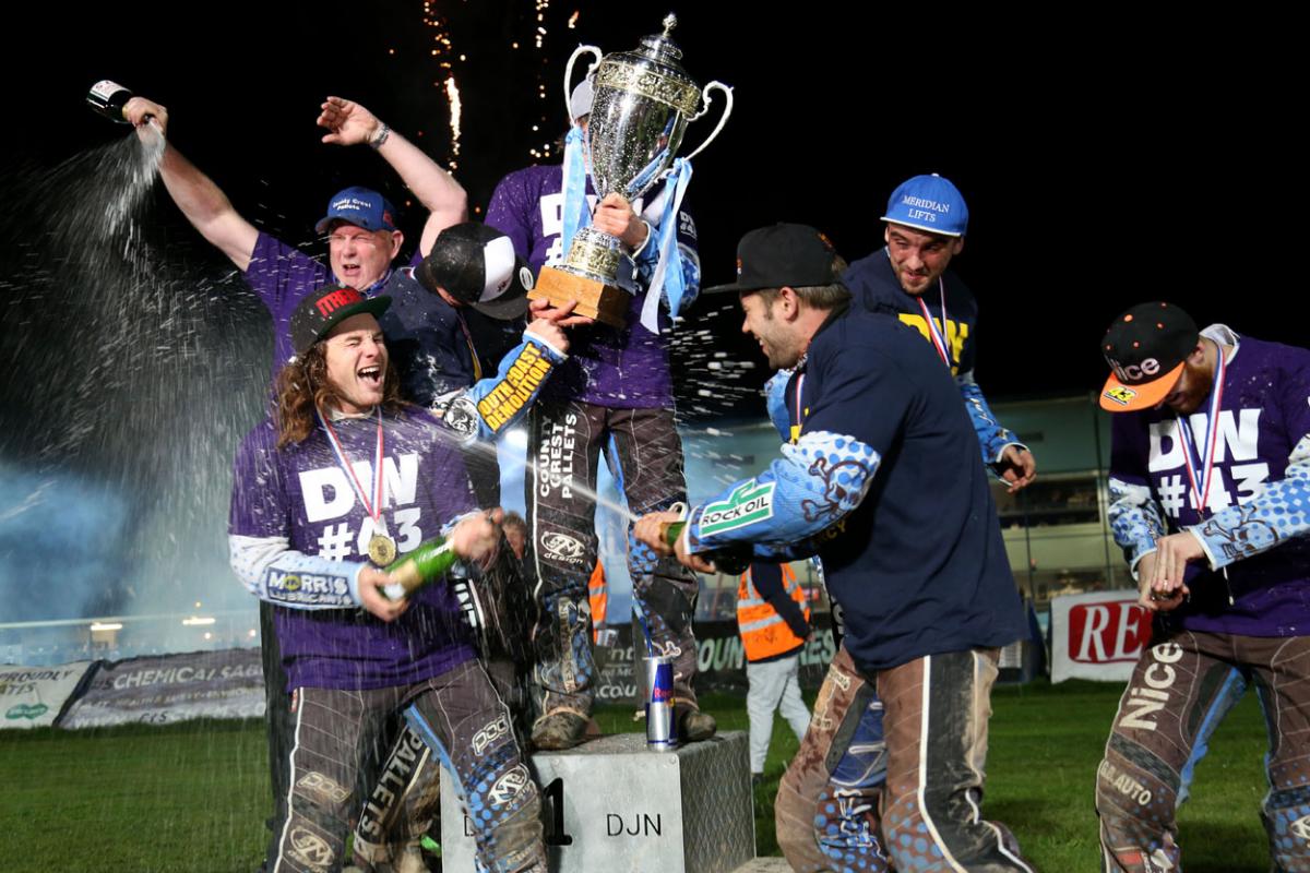 All the pictures from Poole Pirates v Belle Vue at Wimborne Road in the Elite League Final on Wednesday, September 30, 2015 by Sam Sheldon