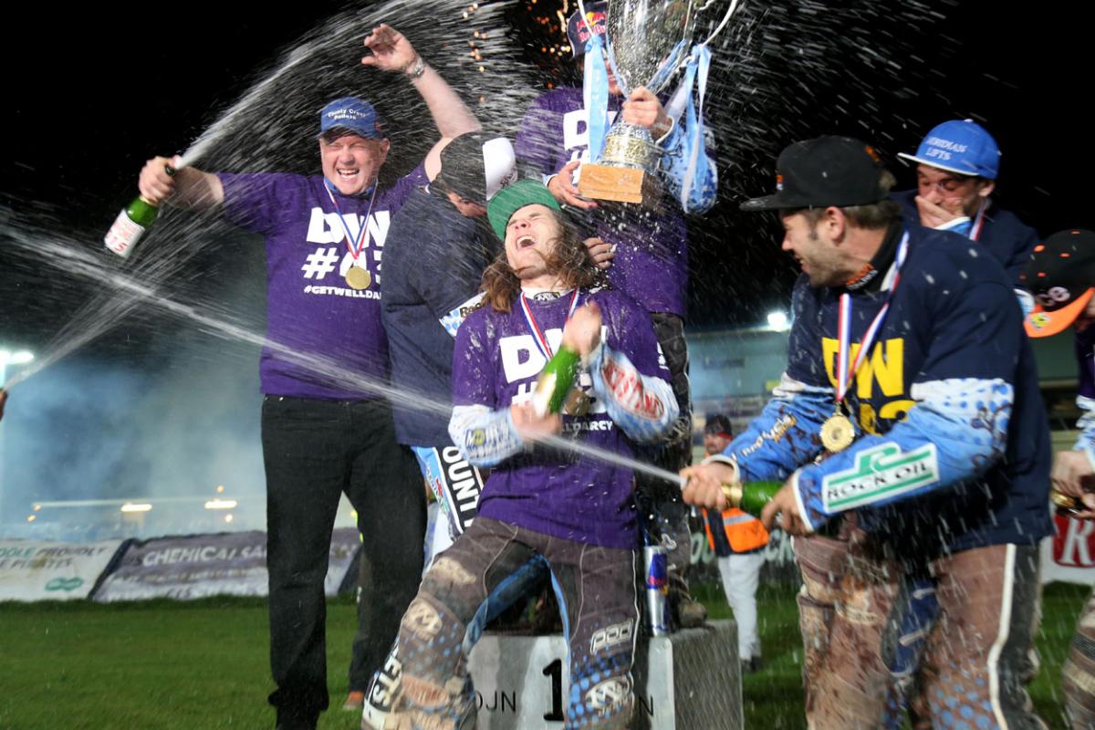 All the pictures from Poole Pirates v Belle Vue at Wimborne Road in the Elite League Final on Wednesday, September 30, 2015 by Sam Sheldon