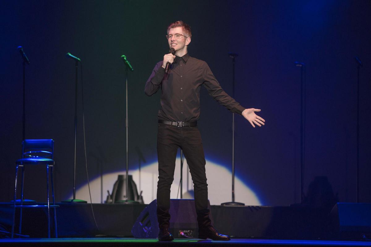 Gareth Malone at the BIC on Saturday, December 5, 2015. Pictures by rockstarimages.co.uk