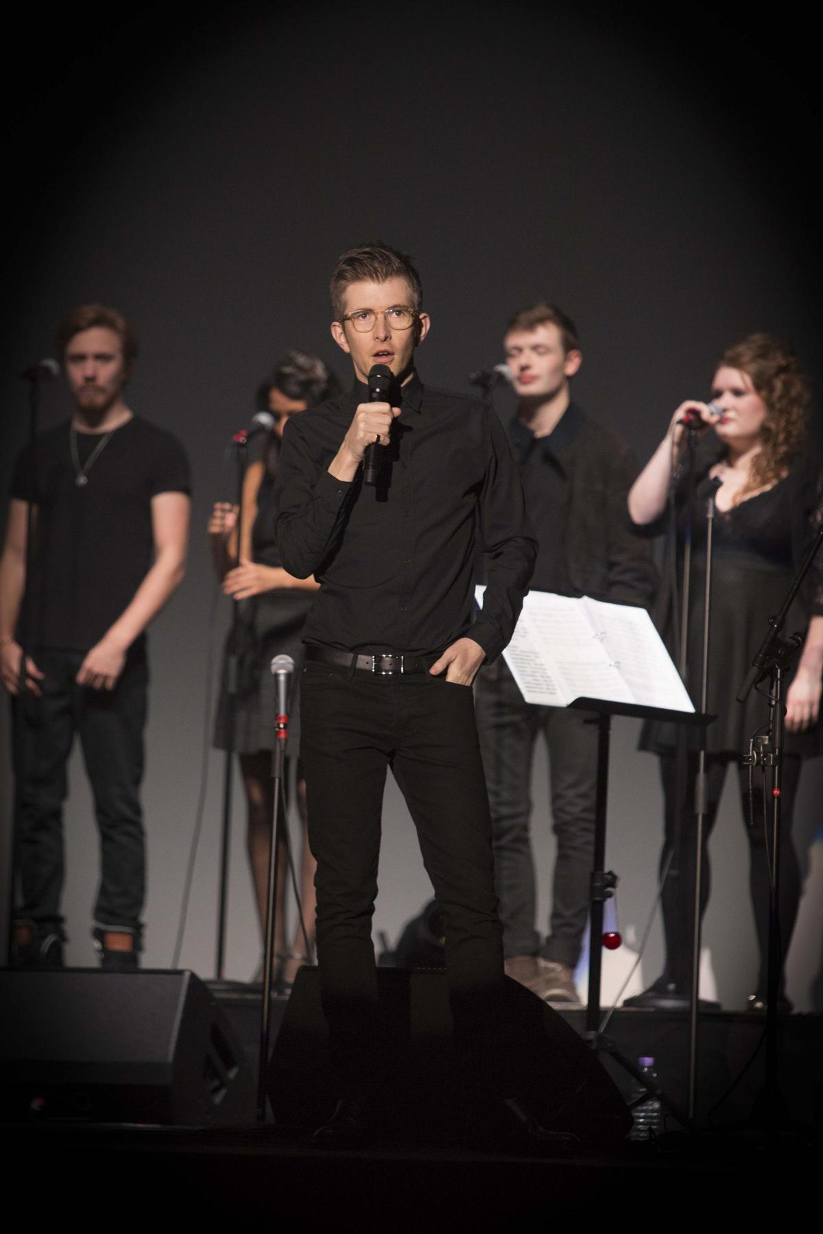 Gareth Malone at the BIC on Saturday, December 5, 2015. Pictures by rockstarimages.co.uk